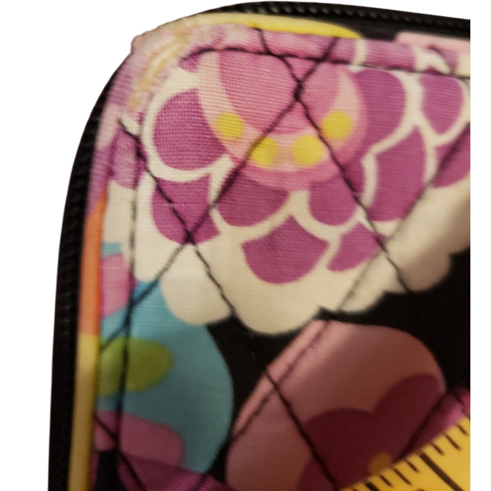 Vera Bradley Floral Wallet Snap Closure Zip Around Wristlet Pocket‎ Organizer - Picture 7 of 12
